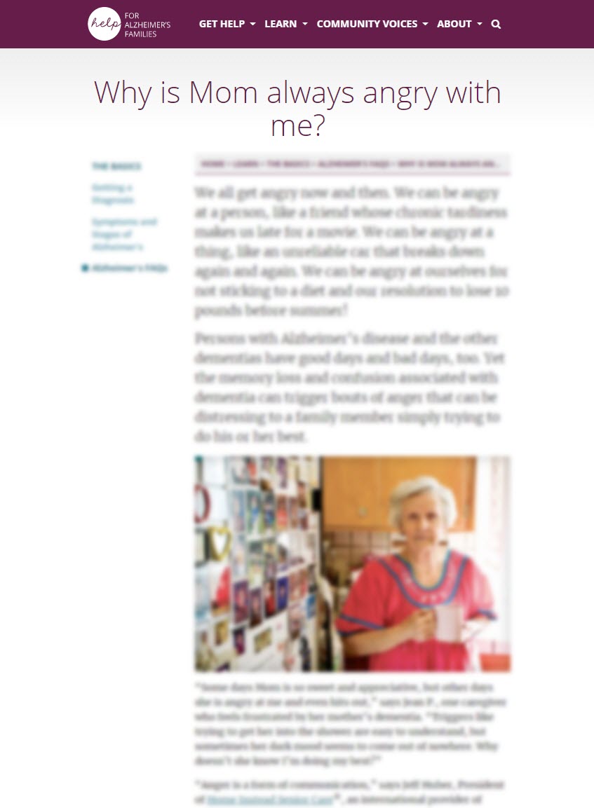 Why is Mom Always Angry With Me?