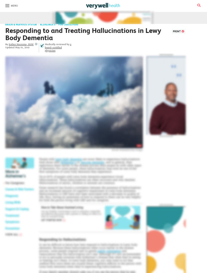 Responding to and Treating Hallucinations in Lewy Body Dementia