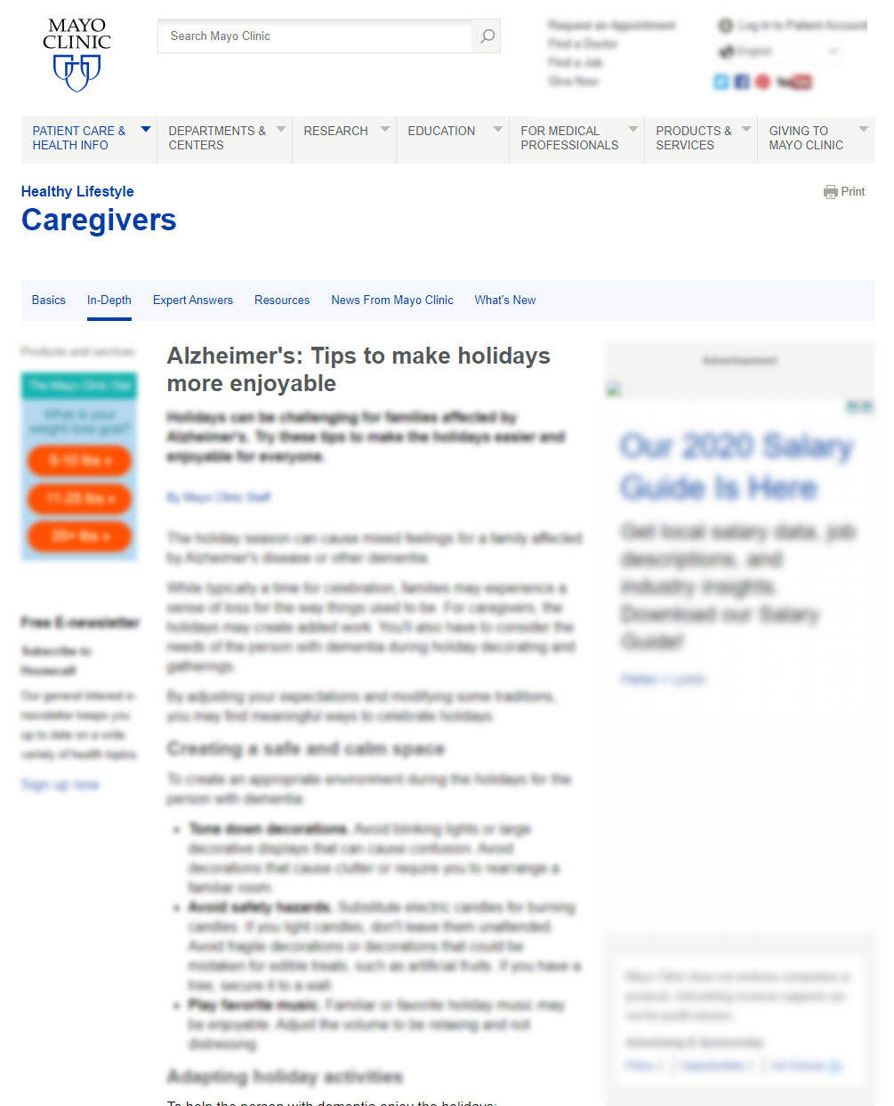 Alzheimer's: Tips to Make Holidays More Enjoyable