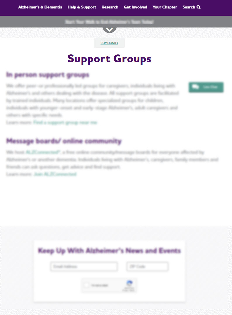 Support Groups